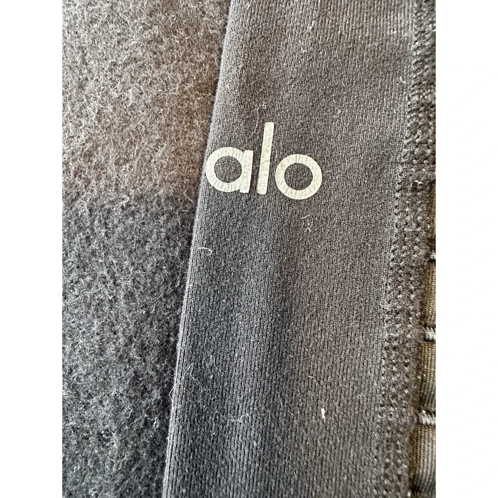 Alo Yoga Womens Size XS‎ Moto Leggings High Waist Black